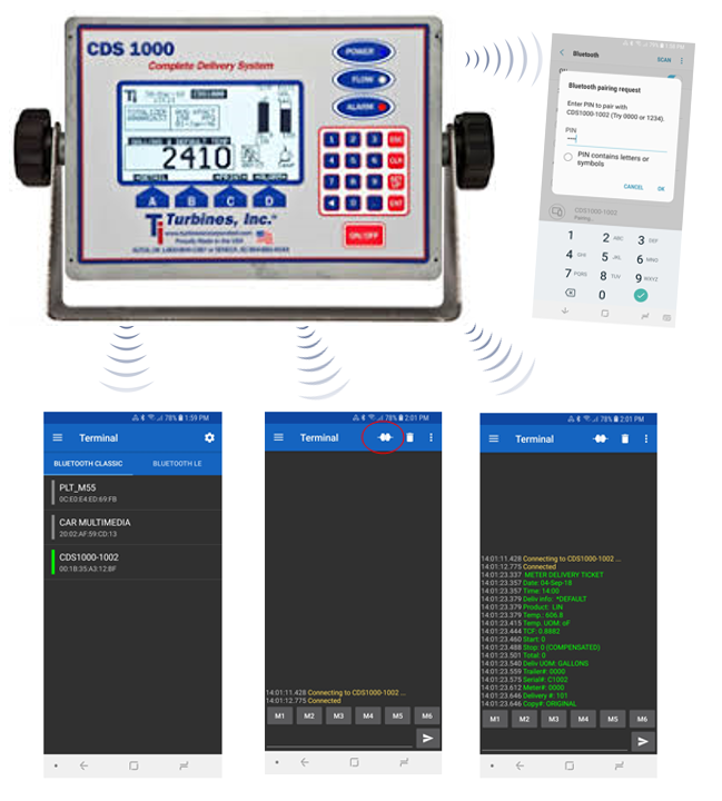 CDS1000 Totalizer now with Bluetooth Enabled